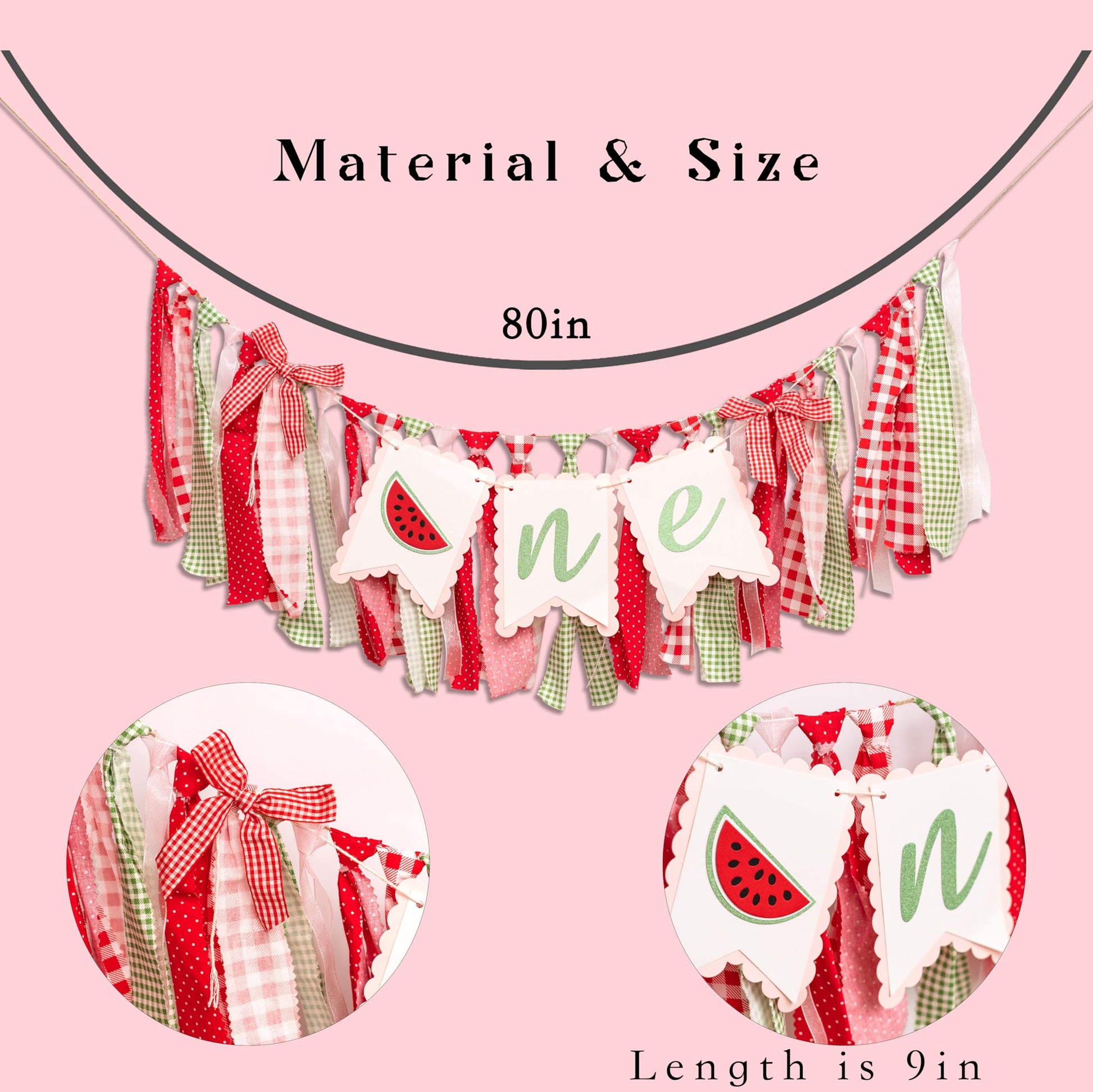 MUWEOL Watermelon High Chair Banner