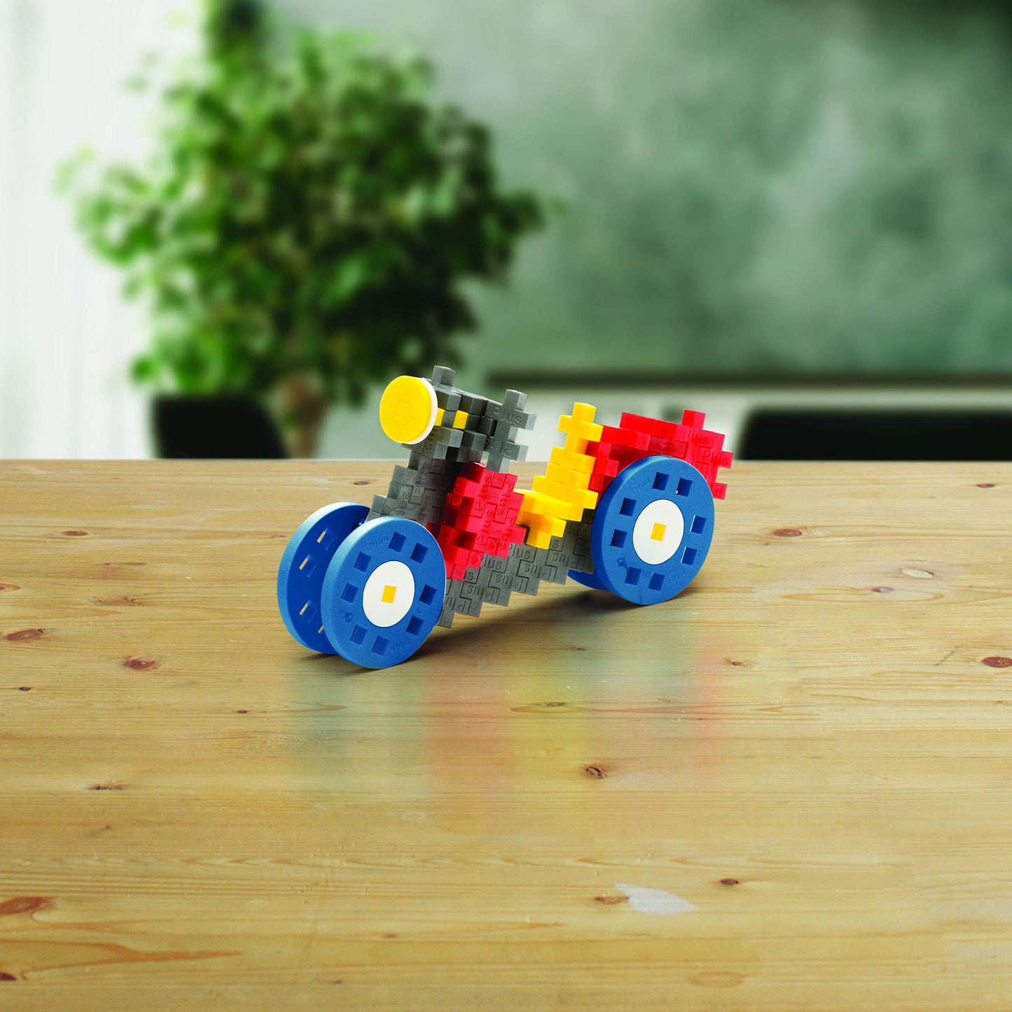PLUS PLUS Learn to Build Vehicles, 360 Pieces - Interlocking Mini Hashtag Blocks, 3D Puzzle Stem Toy for Kids
