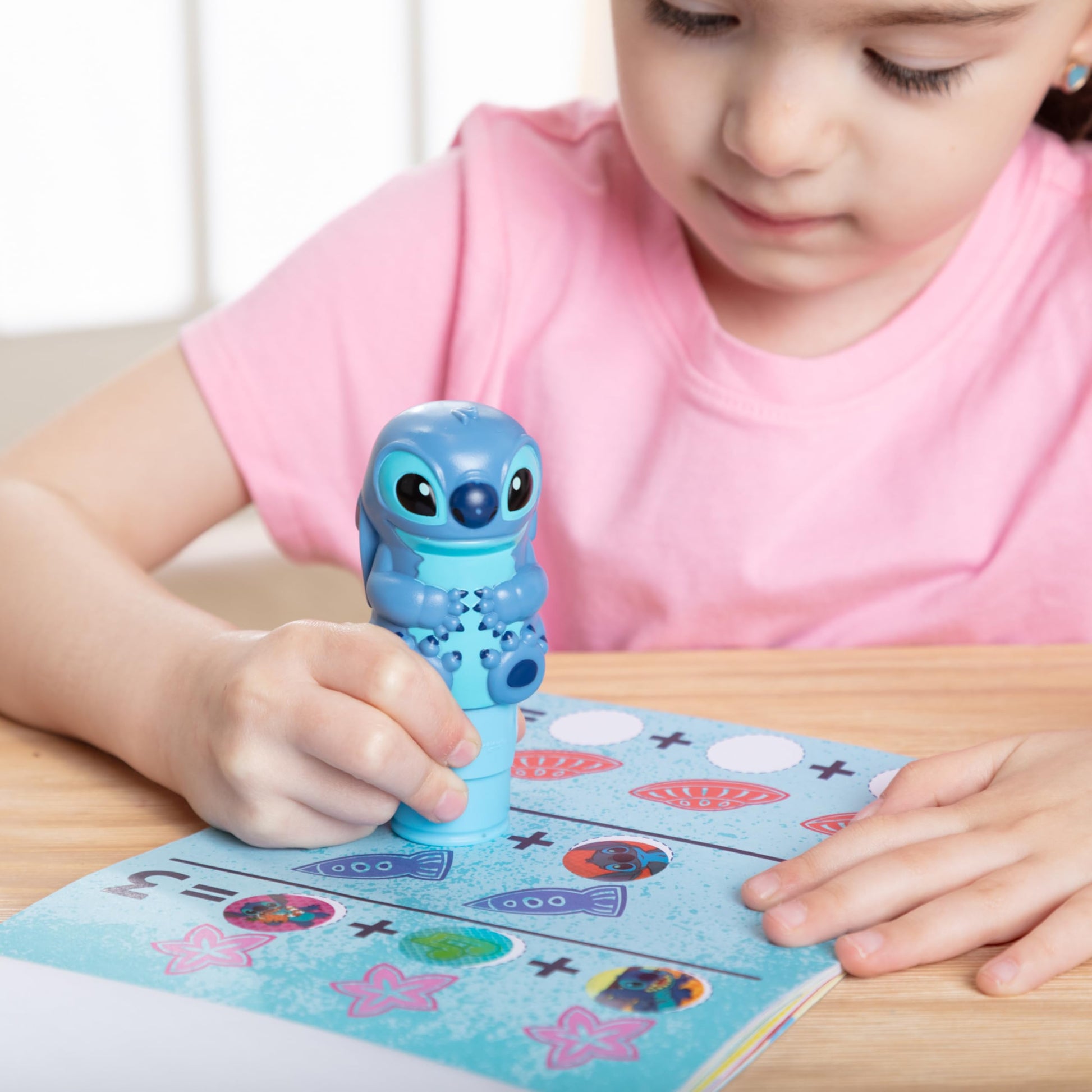 Melissa & Doug Sticker Wow! Disney Stitch Stamper & Activity Pad Toy