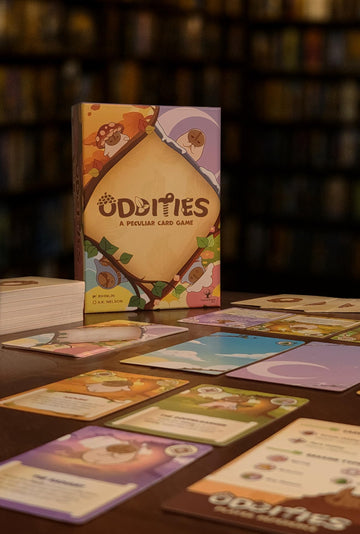 Twisted Branch Games Oddities: A Peculiar Card Game - Adorable & Easy-to-Learn Set Collection Game for Ages 8+