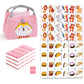 Seaside Escape Game Blocks, Mahjong Tile Game Sets with 49 Tiles 30mm Pet and Food Pattern.