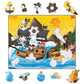 Just Smarty Pirates Puzzle for Boys and Girls, 56 Pieces