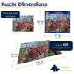 White Mountain 500 Piece Jigsaw Puzzle Theme Park Train, Seaside Railroad