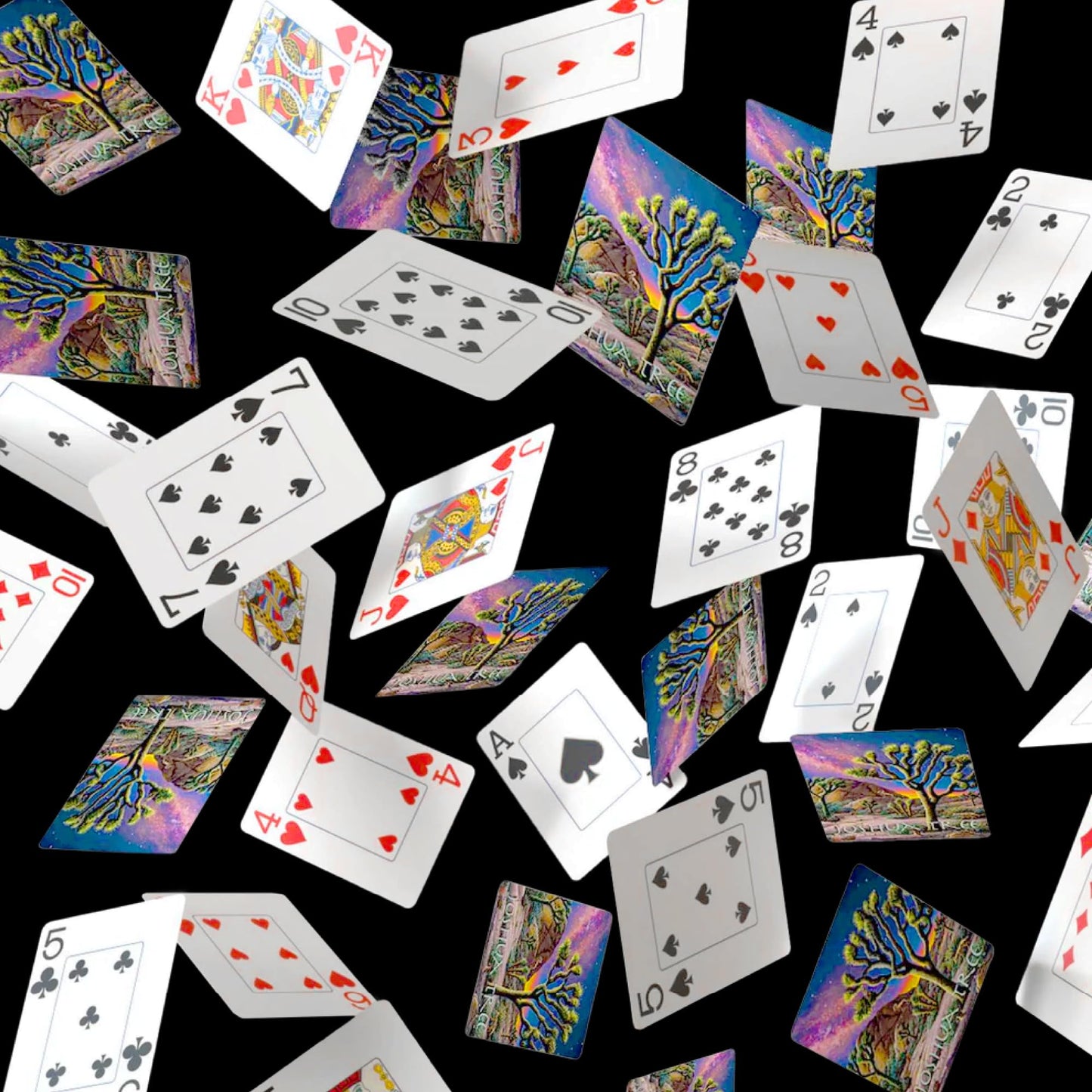Boardwalk Puzzles Joshua Tree National Park, Featherlight Unique Playing Cards, Fun Themed Deck for Home and Travel