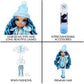 Rainbow High Winter Break Skyler Bradshaw - Blue Fashion Doll and Playset with 2 Designer Outfits, Snowboard Accessories