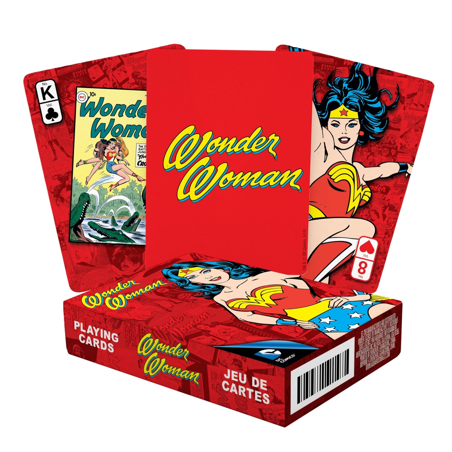 AQUARIUS DC Comics Wonder Woman Playing Cards - Wonder Woman Themed Deck of Cards for Your Favorite Card Games - Officially Licensed DC Comics