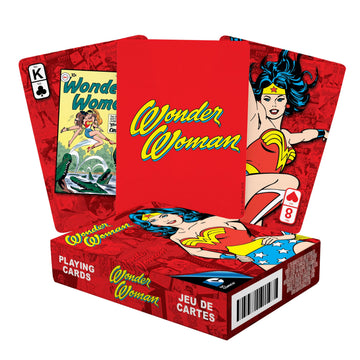 AQUARIUS DC Comics Wonder Woman Playing Cards - Wonder Woman Themed Deck of Cards for Your Favorite Card Games - Officially Licensed DC Comics