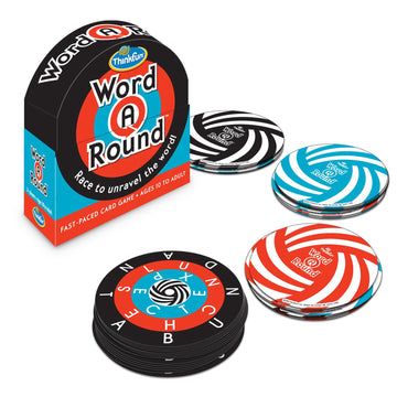 ThinkFun Word A Round Game - Engaging Vocabulary Builder for Teens and Adults | Quick-Paced Word Identification | Educational Fun | Recognized