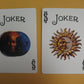 USPC Bicycle Yellow Trace Playing Cards Sun Moon Design