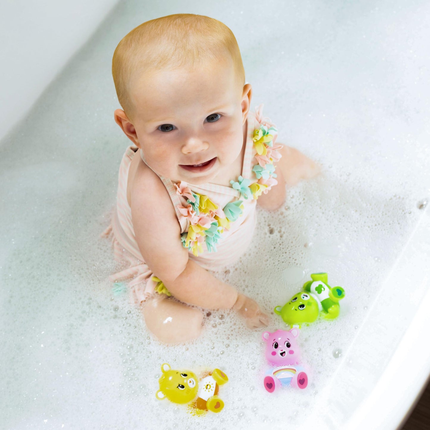 Care Bears Light Up Floats 3 Pack - Assorted Floating Water Toys for Babies & Toddlers - Bath Time, Sensory Bins, Water Tables & Year-Round Play, Ages