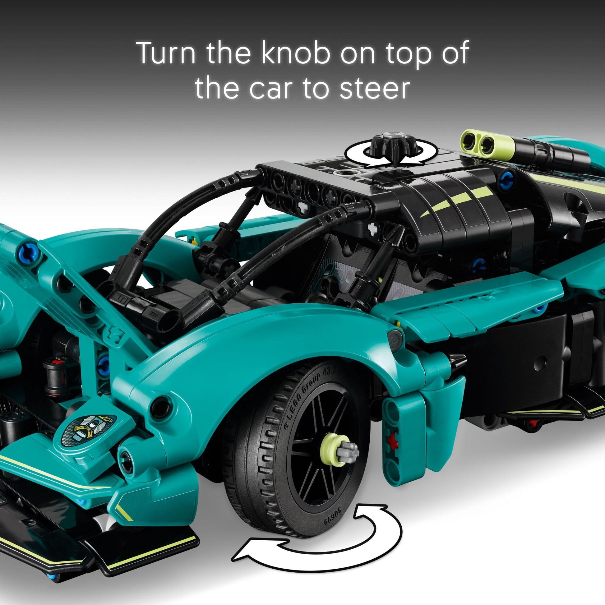 LEGO Technic Aston Martin Valkyrie Toy Car - Kids Model Kit Toy for Boys and Girls, Ages 9+ - Vehicle Building Set for Pretend Play & STEM Learning -