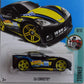 Hot Wheels 1:64 Scale die cast Tooned 8/10, Black C6 Corvette 77/365