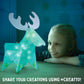 Creatto: Magical Moose & Forest Friends Light-Up Craft Puzzle from Thames & Kosmos