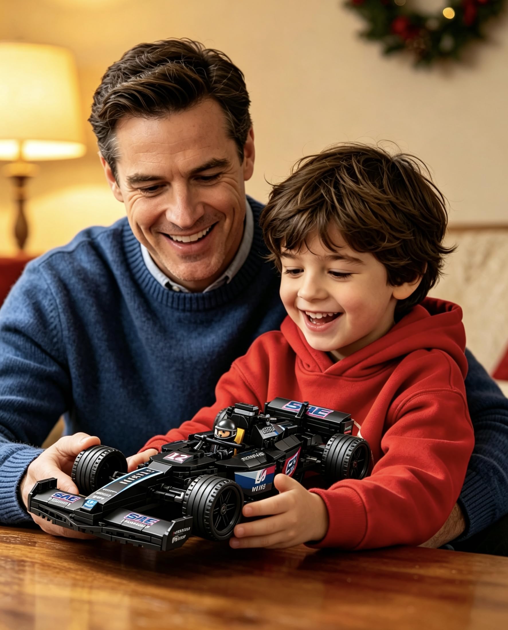 CoPlanaire 300+ PCS Race Car Toy Building Set for Kids, Boys & Girls, Adults Building Car Construction Toy Gift for Birthday, Holiday (Black)