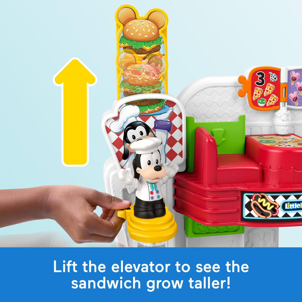 Fisher-Price Little People Disney Jr Mickey Mouse & Goofy’s Diner