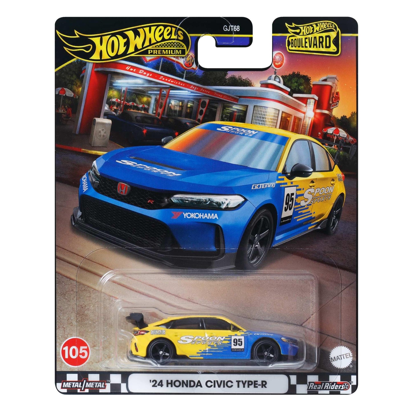 Hot Wheels 1:64 Boulevard- Civic Type R