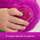 Fisher-Price Barney’s World Toddler Toy Sensory Barney 12.75-Inch Plush with Fidget Activity & Textured Details for Kids Ages 2+ Years