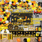 Construction 1st Birthday High Chair Banner Dump Truck/Excavator/Crane/Digger Theme One Photo Prop Cake Smash for Boys Construction One Year Old