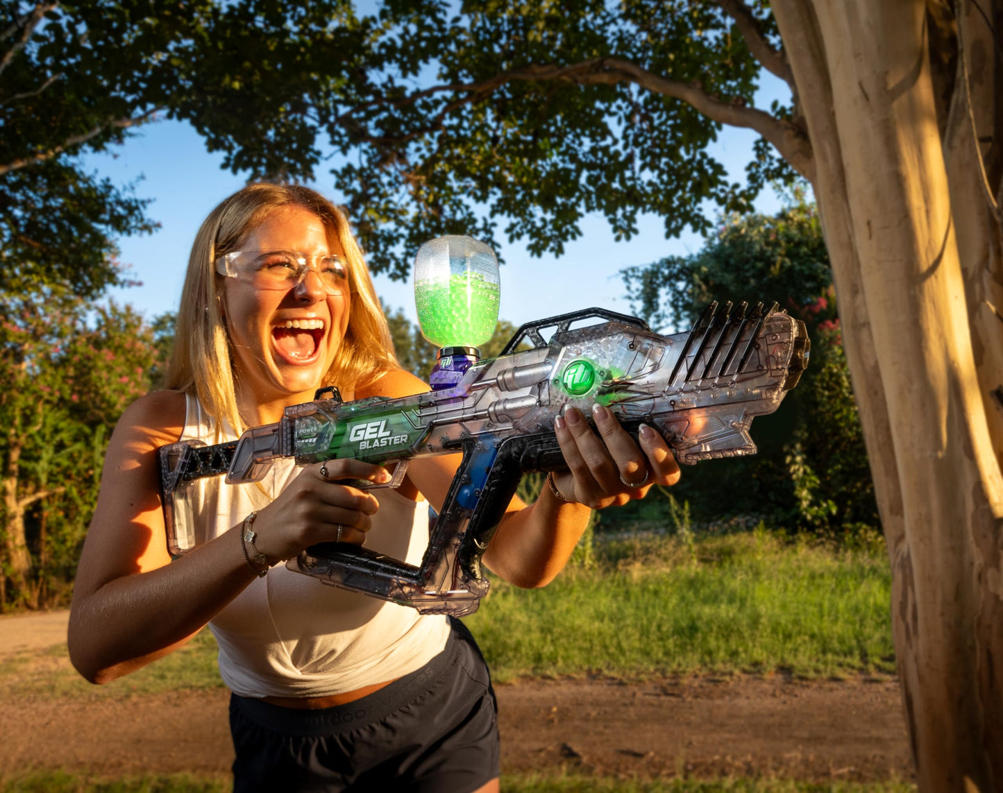 Gel Blaster Surge XL 2 with Built-in Starfire Glow Activator - Upgraded GelBlaster Toy with 150+ Foot Range - Water Bead Ammo - Semi & Full Auto Modes