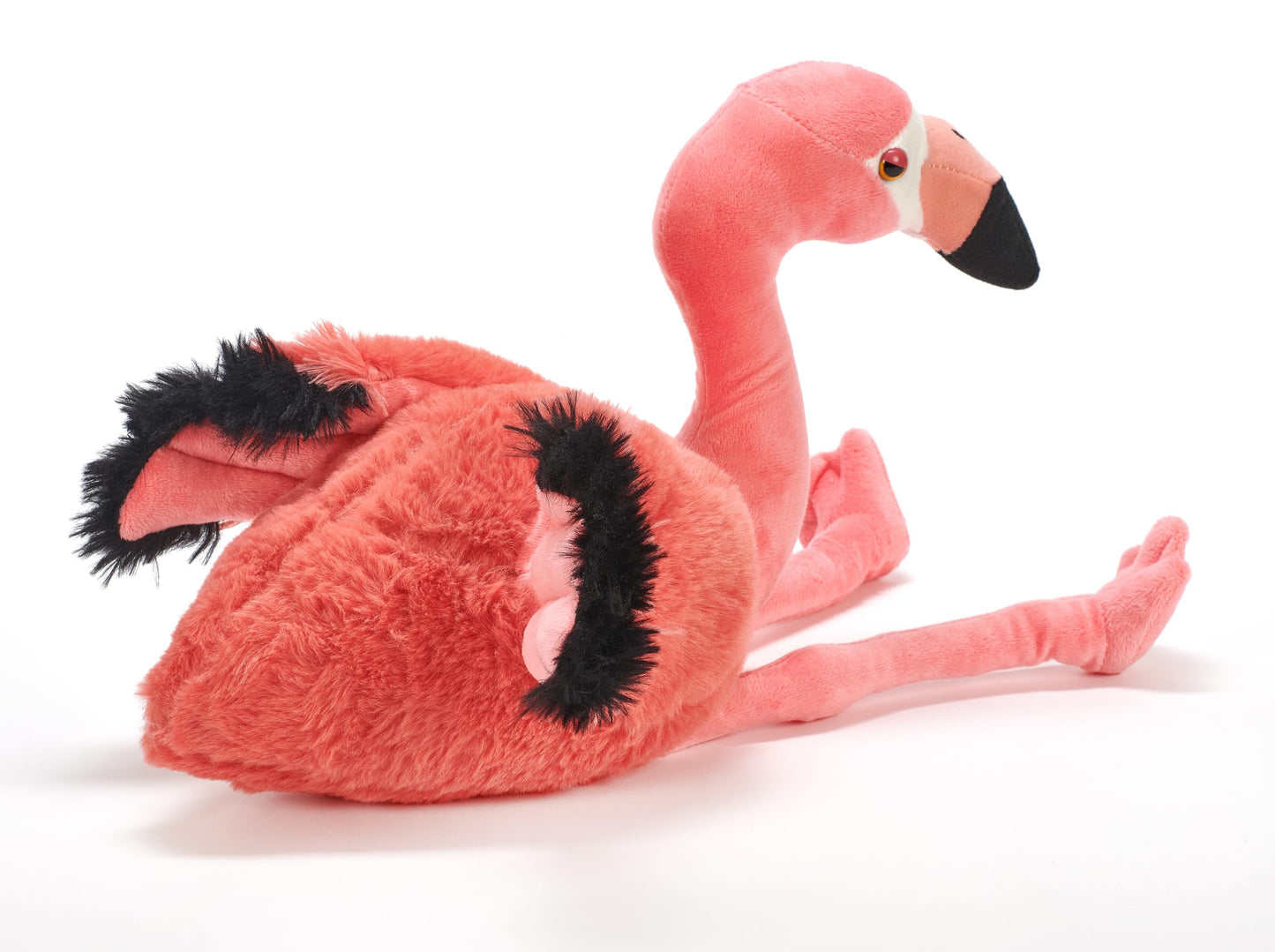 The Petting Zoo Flamingo Stuffed Animal, Gifts for Kids, Wild Onez Zoo Animals, Flamingo Plush Toy 12 inches