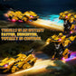 Ufilni Kids Toys Dinosaur Transform Rc Cars, 2.4Ghz Remote Control Car Transforming Robot with Flashing Light, 360° Rotation One Button Deformation