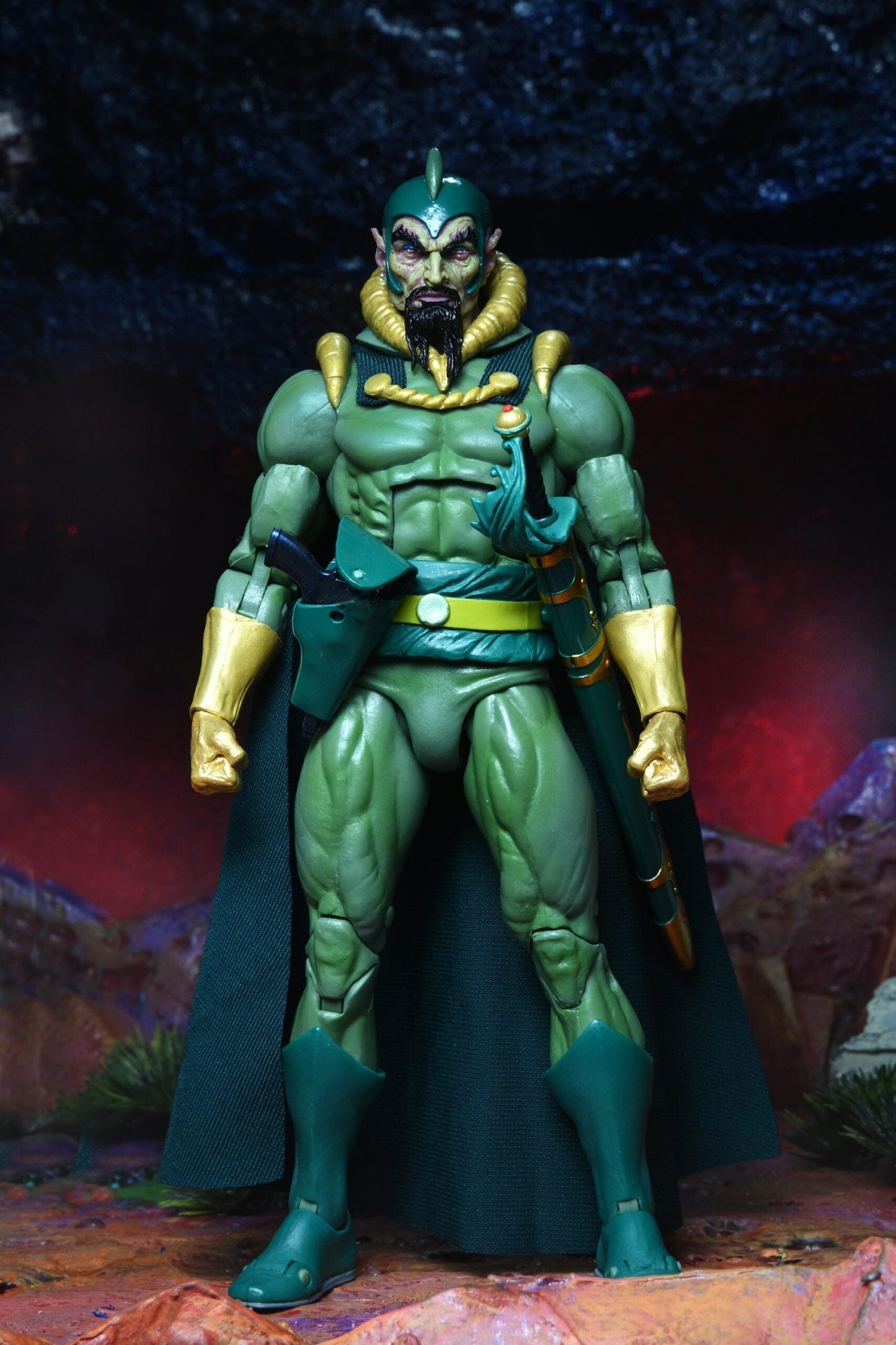 NECA King Features 7” Scale Action Figure - Original Superheroes Flash Gordon Series Ming The Merciless