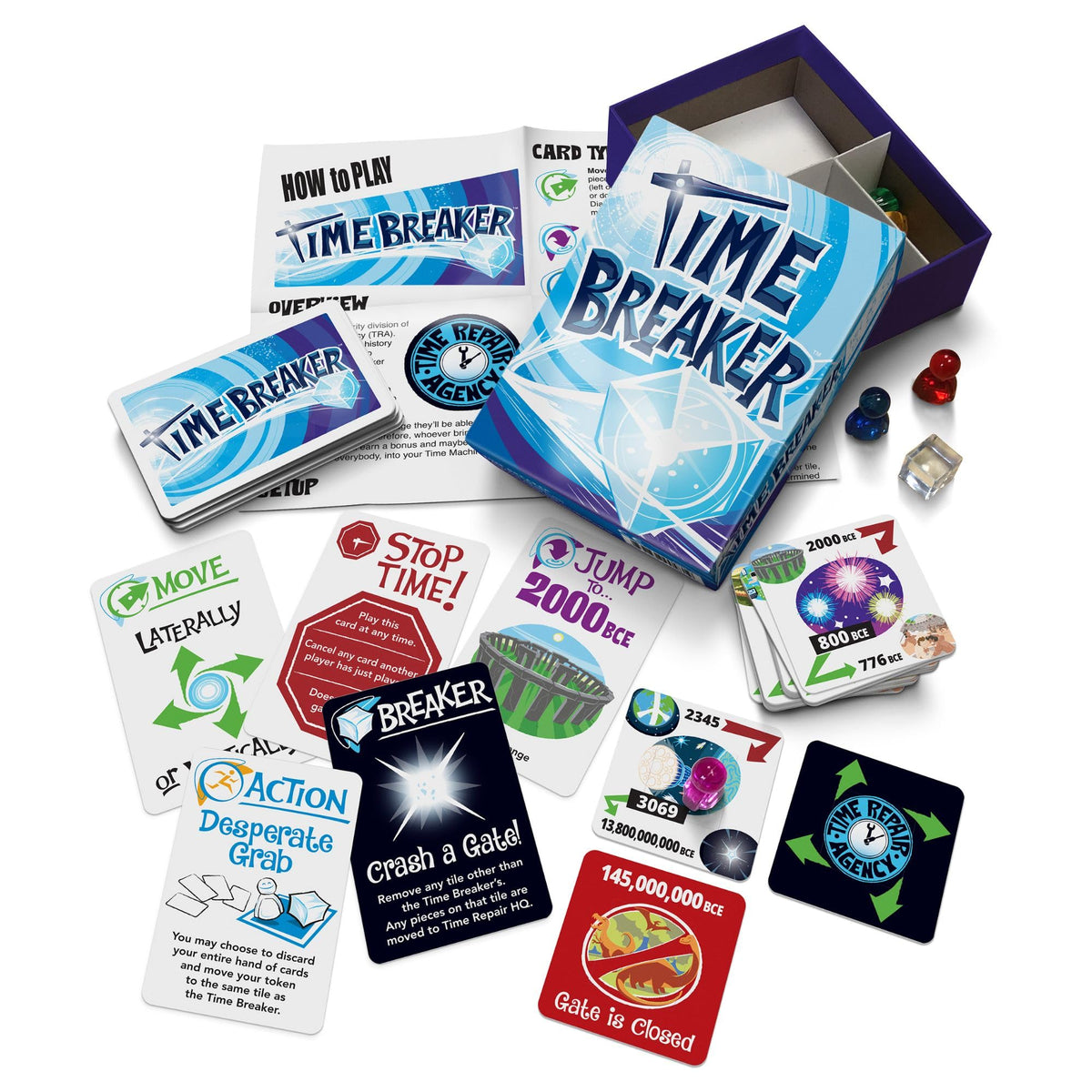 Looney Labs Time Breaker Game - Thrilling Time-Travel Adventure