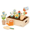 KizKnows Wooden Flower Garden Toy & Toddler Gardening Set for Kids Ages 3-5