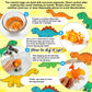 12 Pack Easter Dino Egg Dig Kit for Kids - Dinosaur Egg Excavation Toy with 12 Unique Dinosaurs Eggs Tools & Learning Cards STEM Archaeology Science