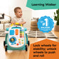 Baby Einstein Musical Mix ‘N Roll 4-in-1 Push Walker, Activity Center, Toddler Table & Floor Toy, 100+ Songs & Phrases, DJ Station with Piano