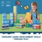 SSKIDSTOYS Magnetic Blocks-140PCS 1 in Big Size Magnetic Building Blocks, Magnetic Tiles Kids Build Cubes 2026 Upgraded STEM Game Toys, Christmas