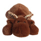 Aurora Snoozles 18" Moose Laid-Back Stuffed Animal