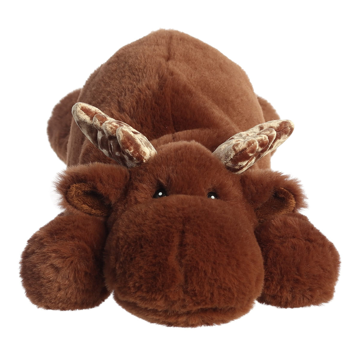 Aurora Snoozles 18" Moose Laid-Back Stuffed Animal