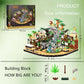 Zoo Building Model Set, 4800 Pcs Desert Zoo Micro Building Toys, Creative Zoological Park Model Set, Micro Particle Modular Building House, Gift