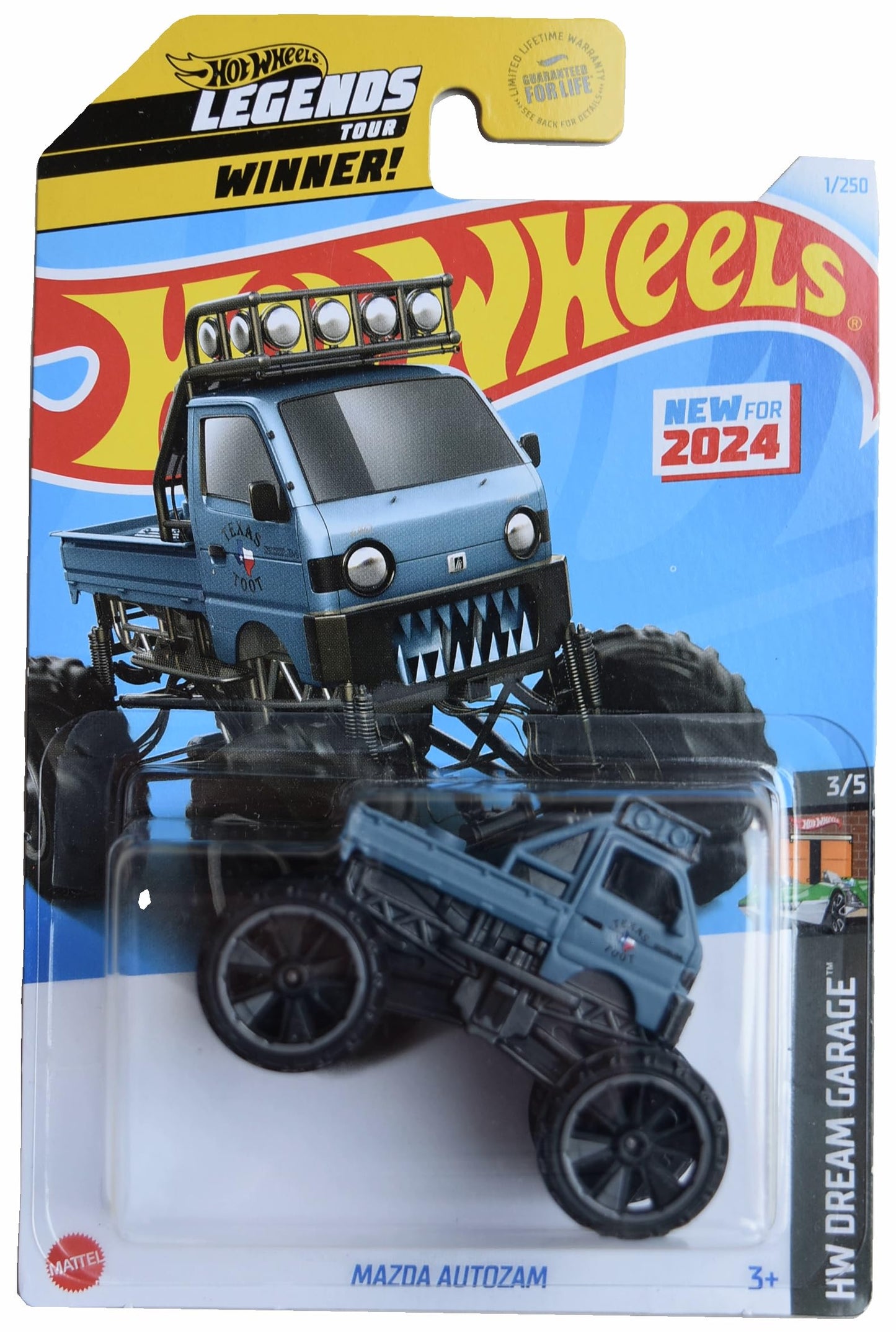 Matchbox Hot Wheels Mazda Autozam, HW Dream Garage 3/5 [Blue] 1/250