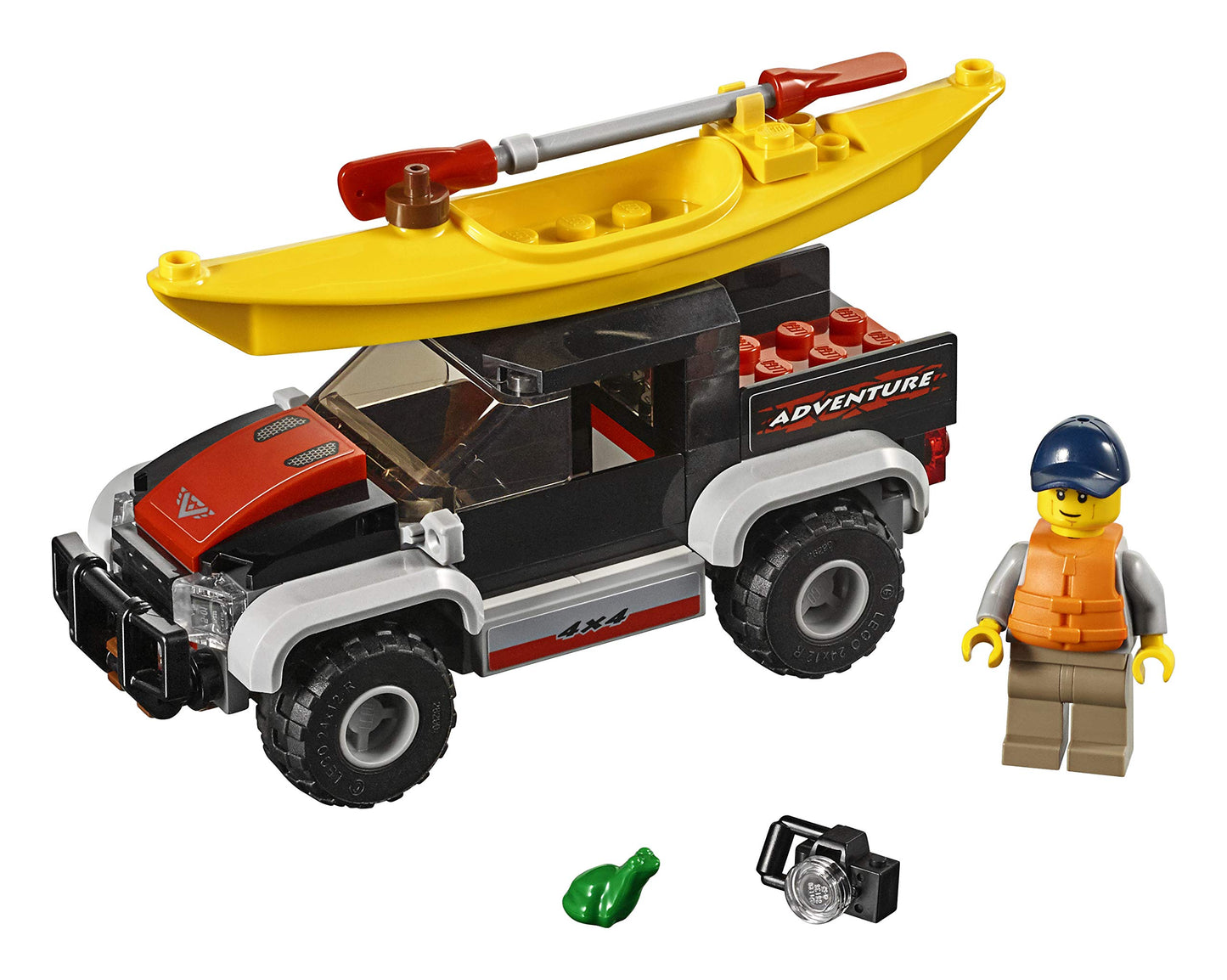LEGO City Great Vehicles Kayak Adventure 60240 Building Kit (84 Pieces)