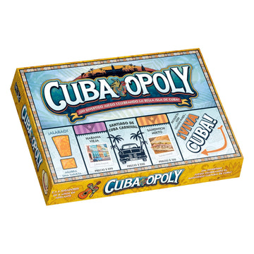 Late for The Sky Cuba-Opoly Family Board Game, Opoly-Style Strategy Fun for Ages 8+, 2-6 Players, Cuba Travel Theme Gift for Family Game Night