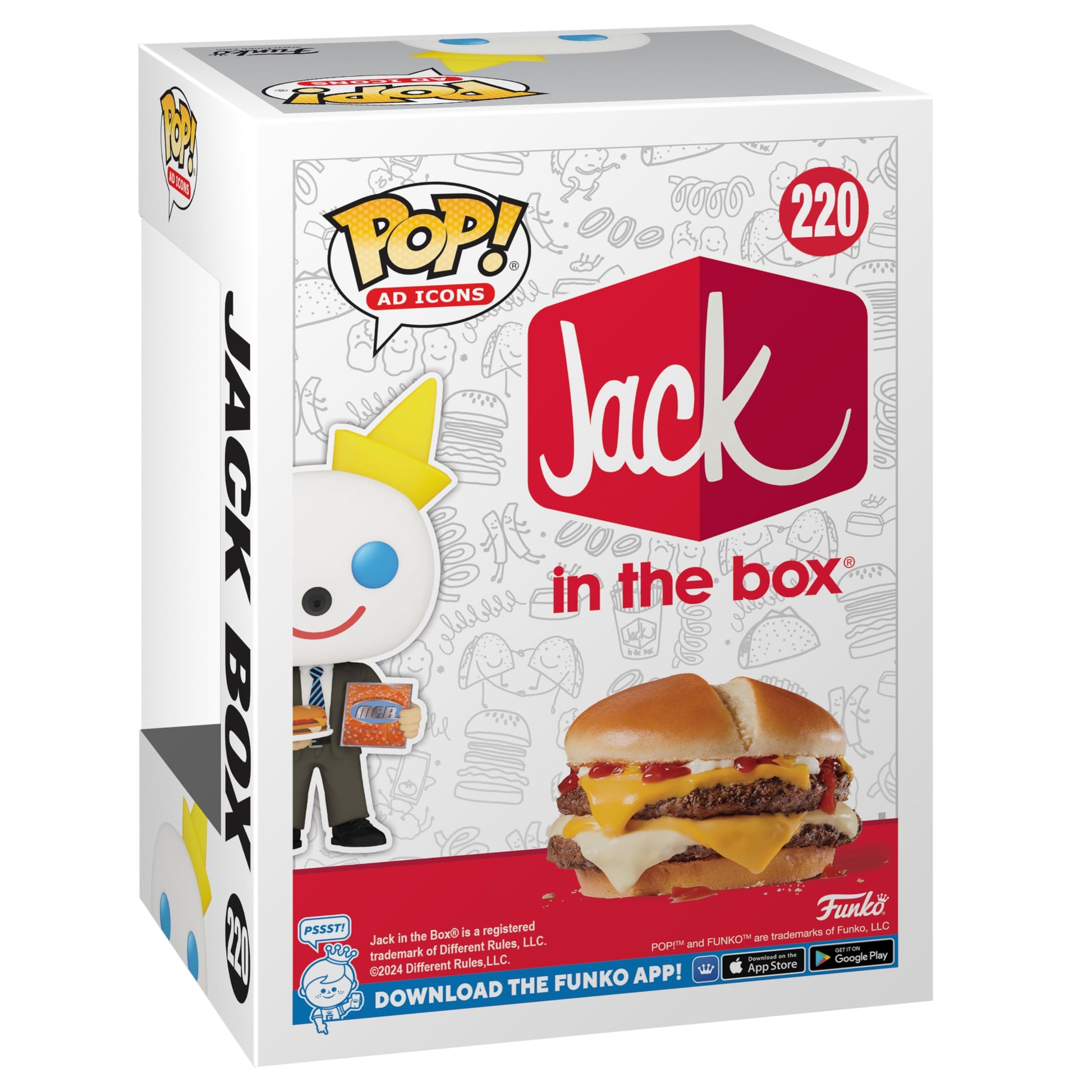 Funko POP! Ad Icon: Jack Box in The Box - Collectable Vinyl Figure - Gift Idea - Official Merchandise - for Kids & Adults - Ad Icons Fans - Model