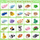 Cessfle Mini 3D Printed Animals Easter for Easter Basket Stuffers, 3D Printed Party Favors Classroom School Prize Rewards Gifts Exchange for Kids Boys