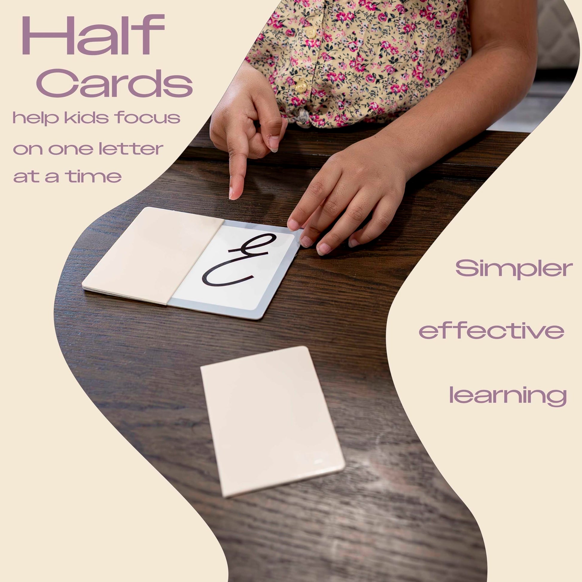 Phonics Cursive Alphabet Flash Cards by Maritas - Durable, Thick & Vibrant - A Must-Have for Preschool, Homeschool & Classroom Learning -Ages 3+