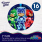 Treasures Gifted Officially Licensed PJ Masks Birthday Party Supplies - Serves 16 Guests - Dinnerware Deluxe Set PJ Masks Party Party Decorations