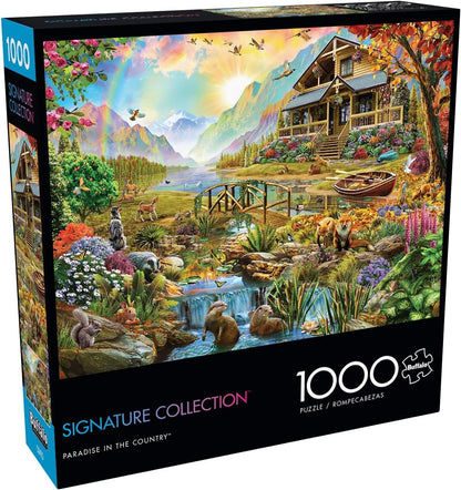 Buffalo Games Adrian Chesterman, Paradise in the Country, 1000 Piece Puzzle