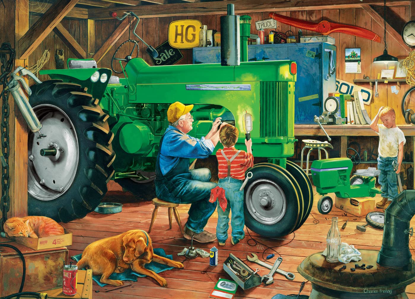 MasterPieces 1000 Piece Jigsaw Puzzle for Adults, Family, Or Youth - The Restoration - 19.25"x26.75"