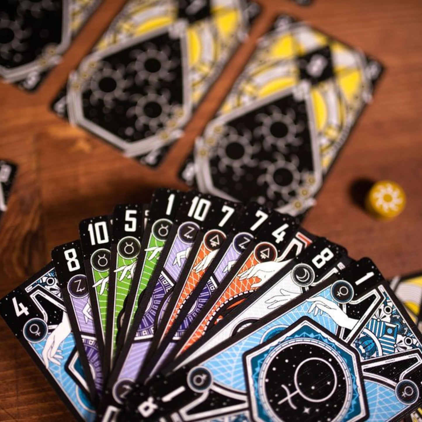 Aurum Card Game - Competitive Trick-Taking Strategy Game for Kids and Adults, Ages 7+, 3-4 Players, 30-45 Minute Playtime, Made by Pandasaurus Games