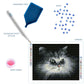 DIAMOND DOTZ Shadow Cat Diamond Painting Kits for Adults - Diamond Art Kits a Relaxing Creative Craft Kit with Dotz Gems 9.8x12.6