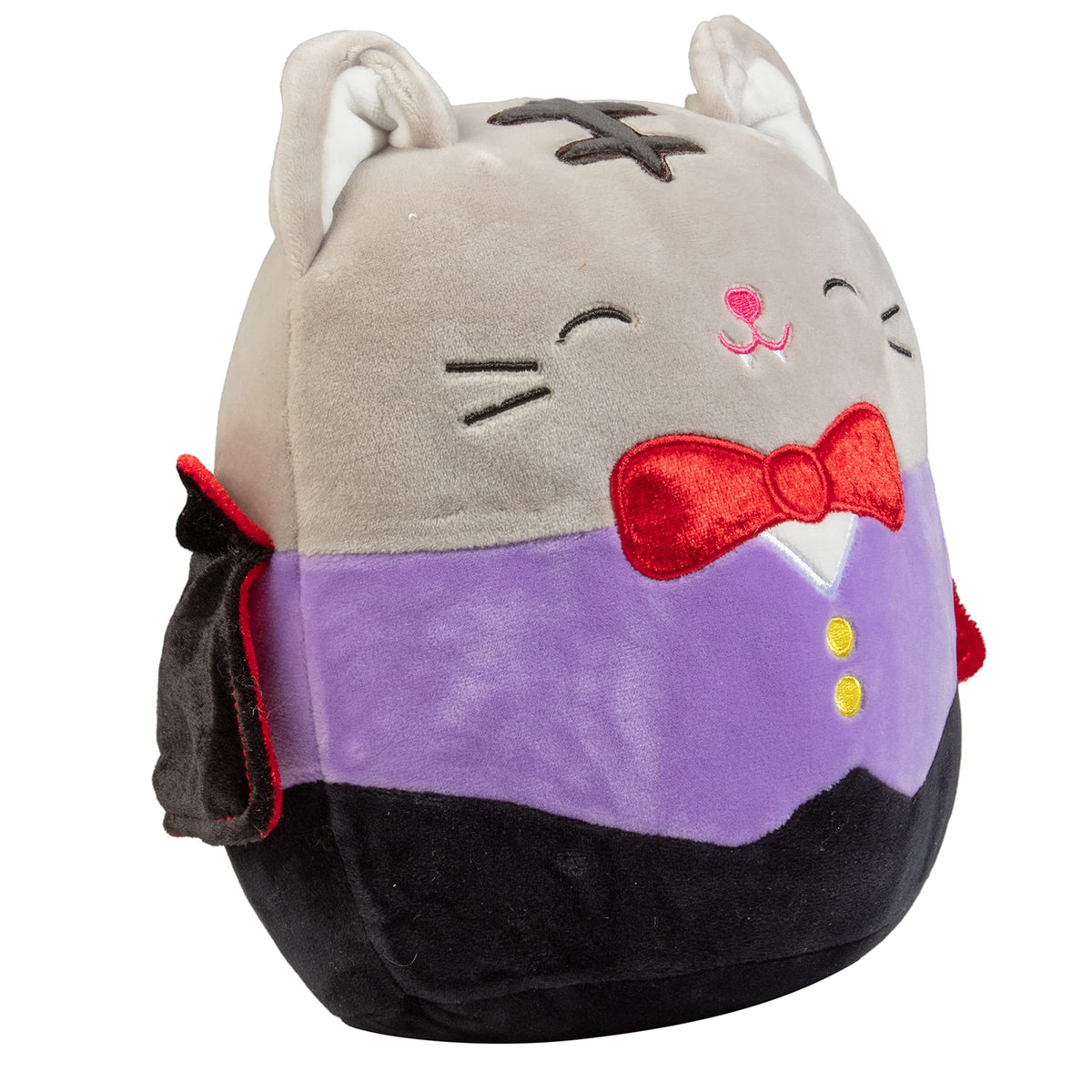 Squishmallows 8" Tally the Cat Vampire - Official Kellytoy Halloween Plush - Cute and Soft Stuffed Animal Toy - Great Gift for Kids - Ages 2+