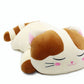 Vintoys Very Soft Cat Big Hugging Pillow Plush Kitten Kitty Stuffed Animals Brown 23.5"