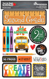 Reminisce BEEN SCHOOLED STCKRS 2ND GRADE, us:one size