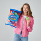 iscream Jolly Rancher Gummies Package 17" x 11" Pillow Set with Mini Shaped Gummy Candy Pillows