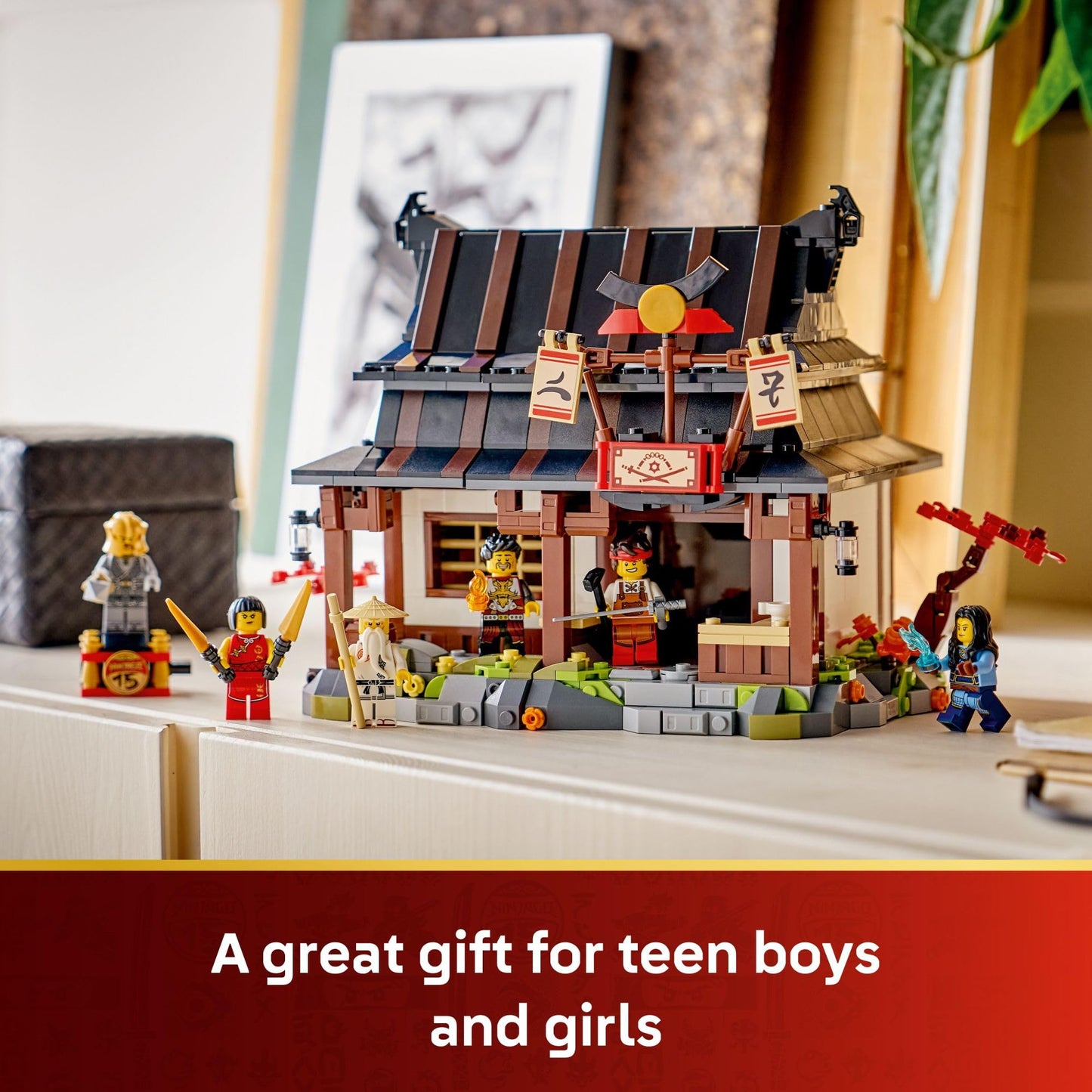 LEGO NINJAGO Four Weapons Blacksmith 15th Anniversary Building Toy for Kids, Ages 14+ - Ninja Playset W/Collectible Elemental Master of Earth + 4